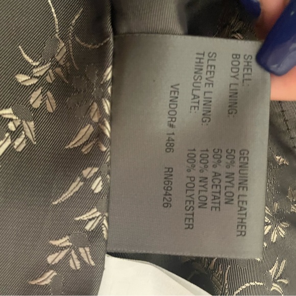 Wilsons Leather Jacket with Thinsulate Shell Women’s Medium - Picture 6 of 12